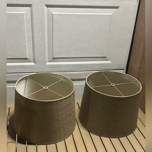 Elegant Tan Lampshades